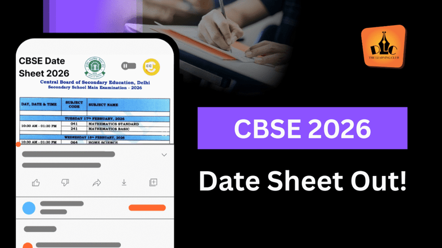 CBSE 2026 Date Sheet